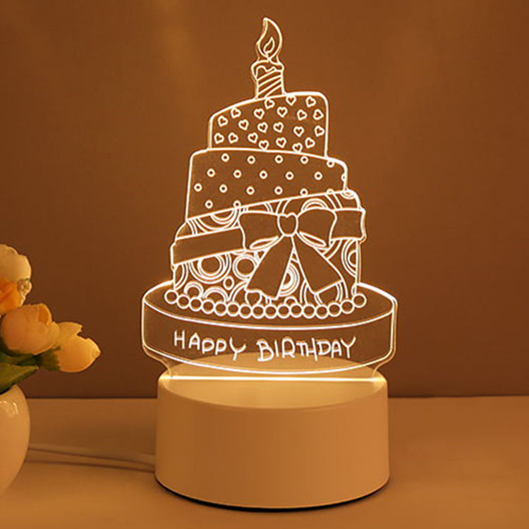 3D Lamp Acrylic USB LED Night Lights