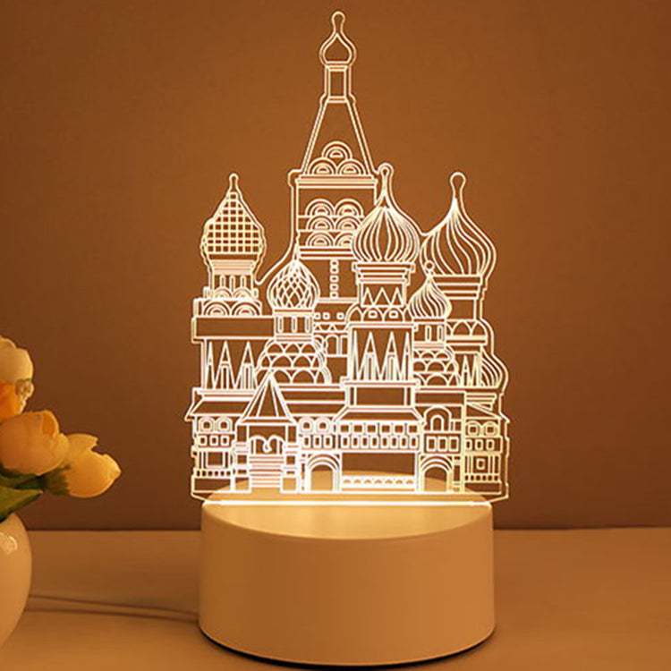 3D Lamp Acrylic USB LED Night Lights