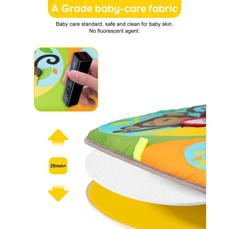 Keeygo Baby Play Mat Zoo Theme Sensory
