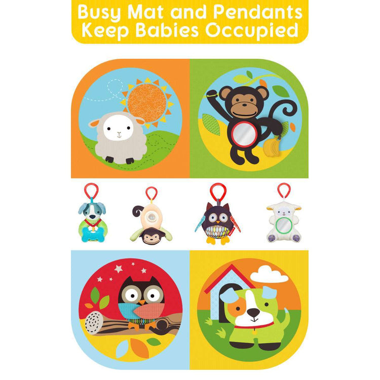 Keeygo Baby Play Mat Zoo Theme Sensory