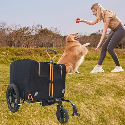 Foldable Pet Jogging Stroller Dog Carriers Bicycle