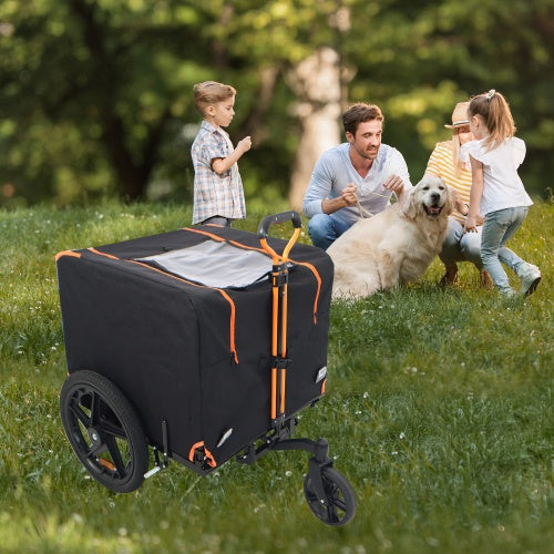 Foldable Pet Jogging Stroller Dog Carriers Bicycle